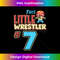 Wrestling Birthday This Little Wrestler Is 7th Birthday 1 - Unique Sublimation PNG Download