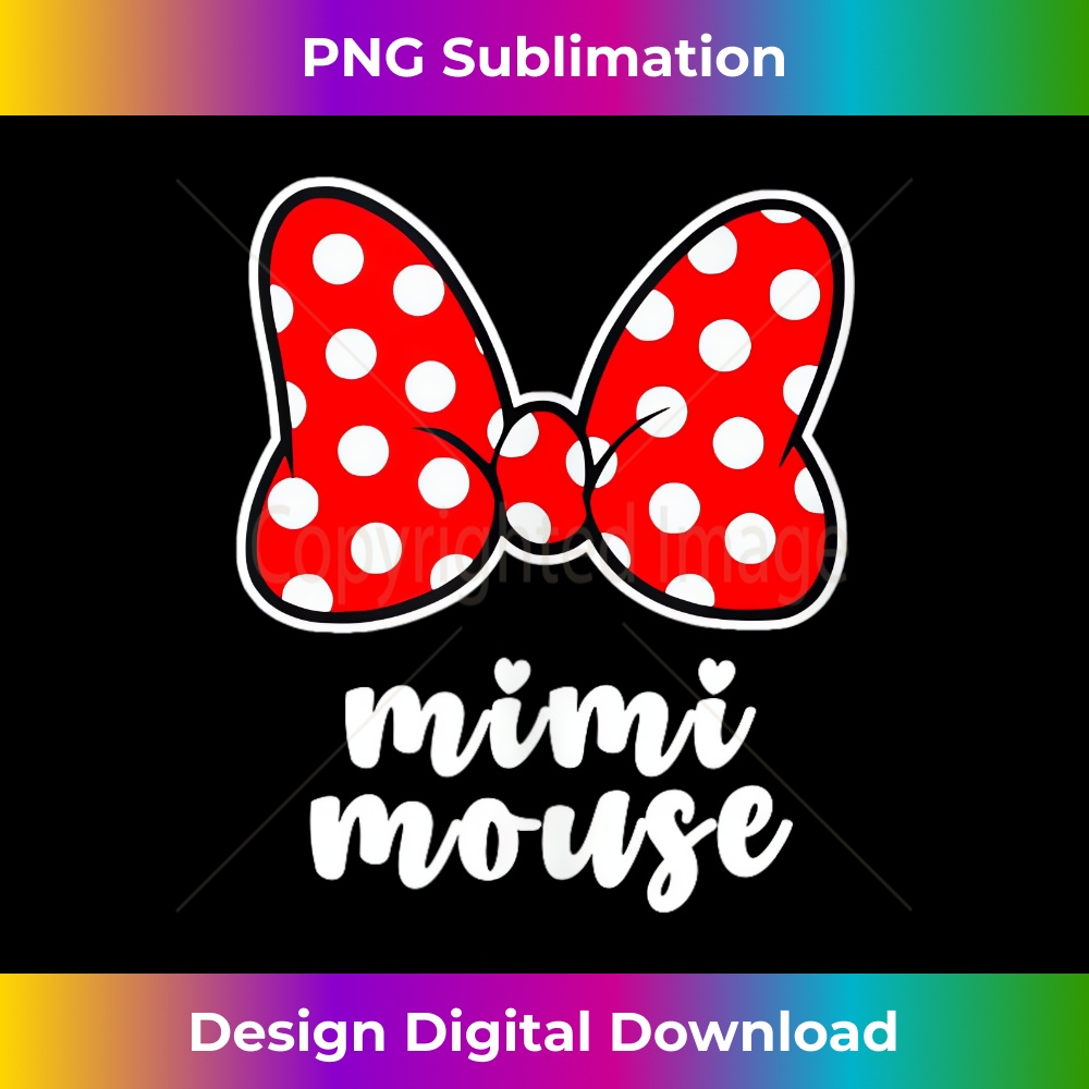 s Mimi Mouse Family Vacation Bow 1 - PNG Transparent Sublimation File