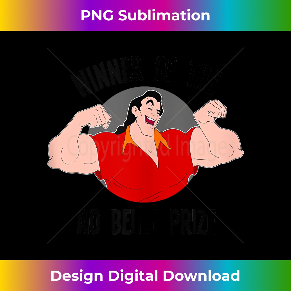 Disney Beauty And The Beast Gaston Winner Of No Belle Prize - Elegant Sublimation PNG Download