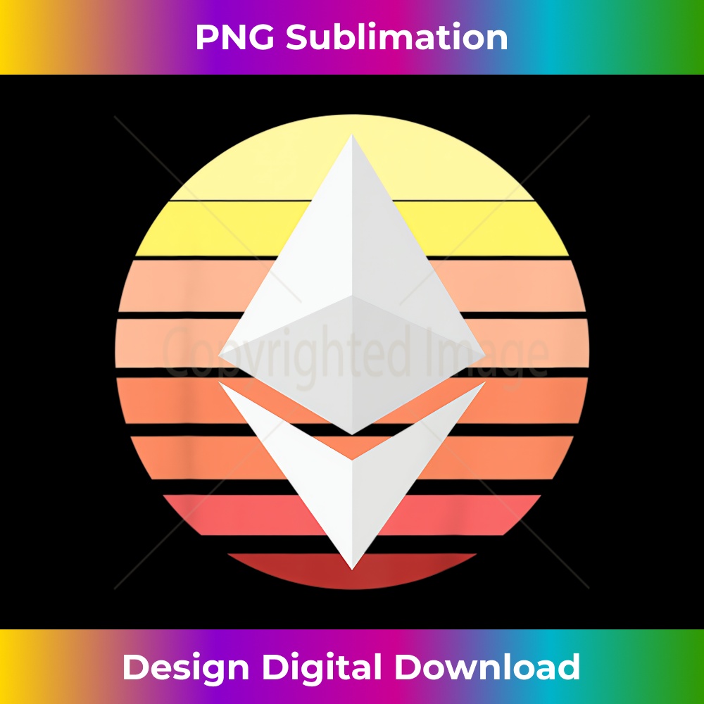 Ethereum ETH Logo Crypto Circle Pastel Cryptocurrency - Premium Sublimation Digital Download