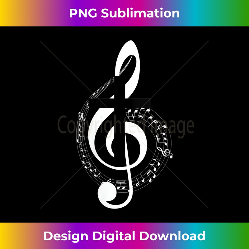 s Music Clef Note Christian Cross  1 - High-Quality PNG Sublimation Download