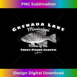 jcombs grenada lake, ms, white crappie - high-quality png sublimation download
