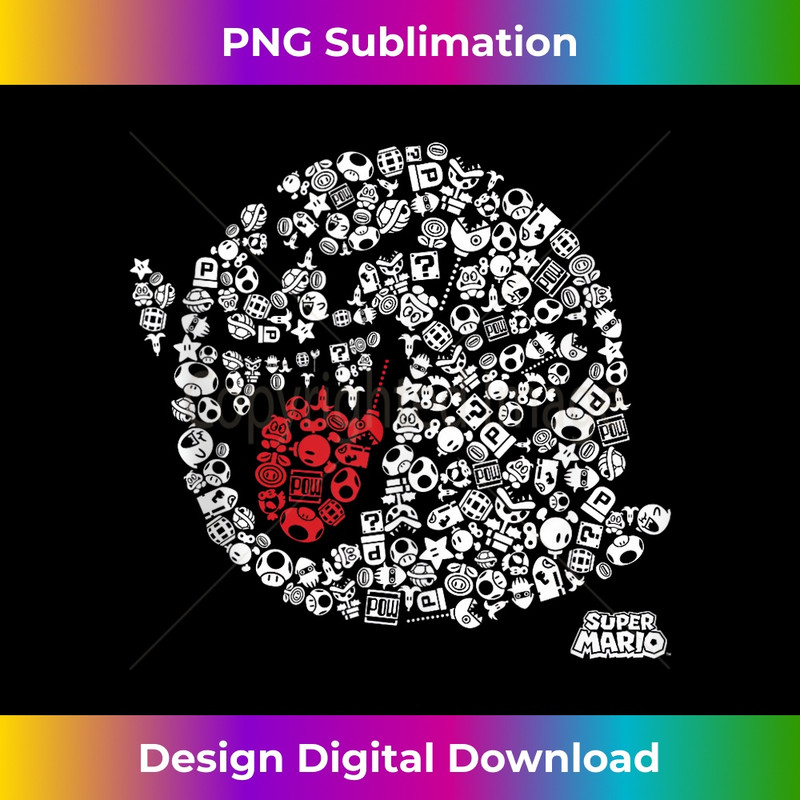Nintendo Super Mario Iconic Boo Portrait 1 - Premium PNG Sublimation File
