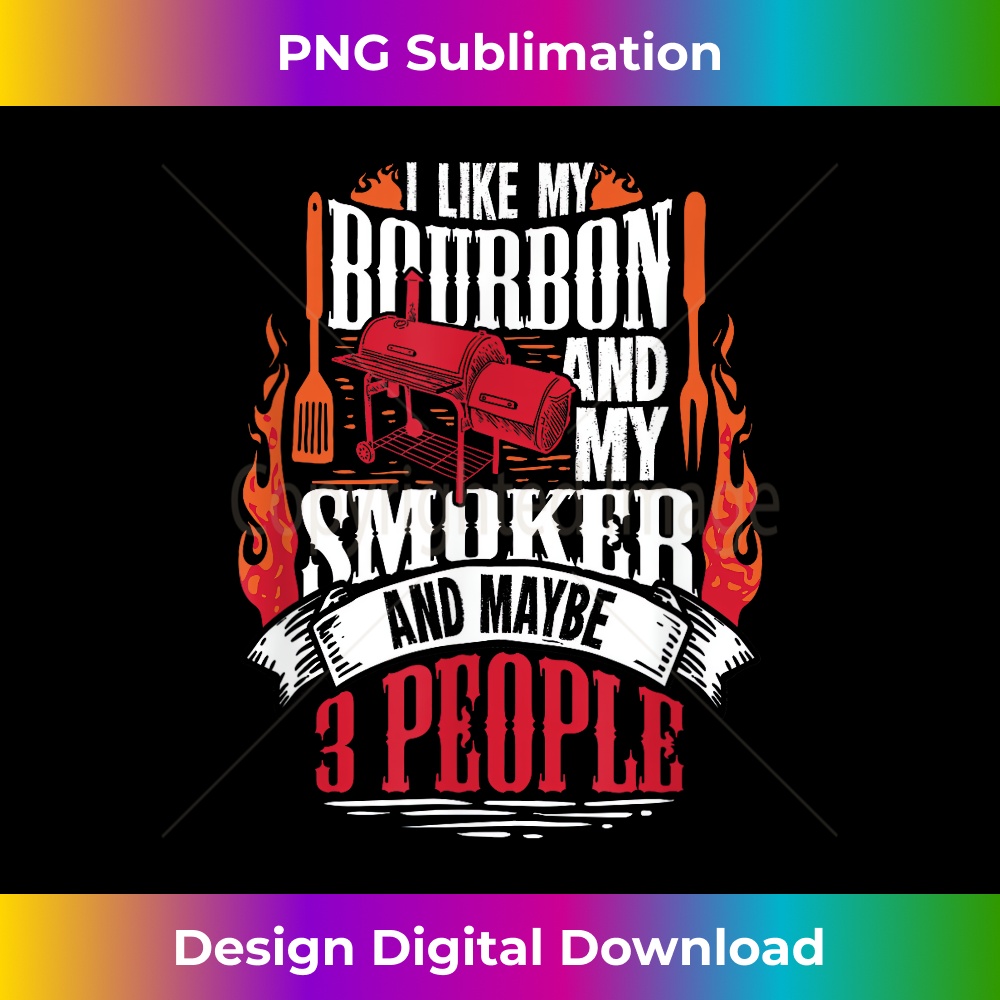 Bourbon BBQ For A Whiskey Loving Grill Chef - Exclusive PNG Sublimation Download