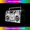 Ghetto Blaster 80's 90's Party Hip Hip Rap R&B Vintage - Professional Sublimation Digital Download