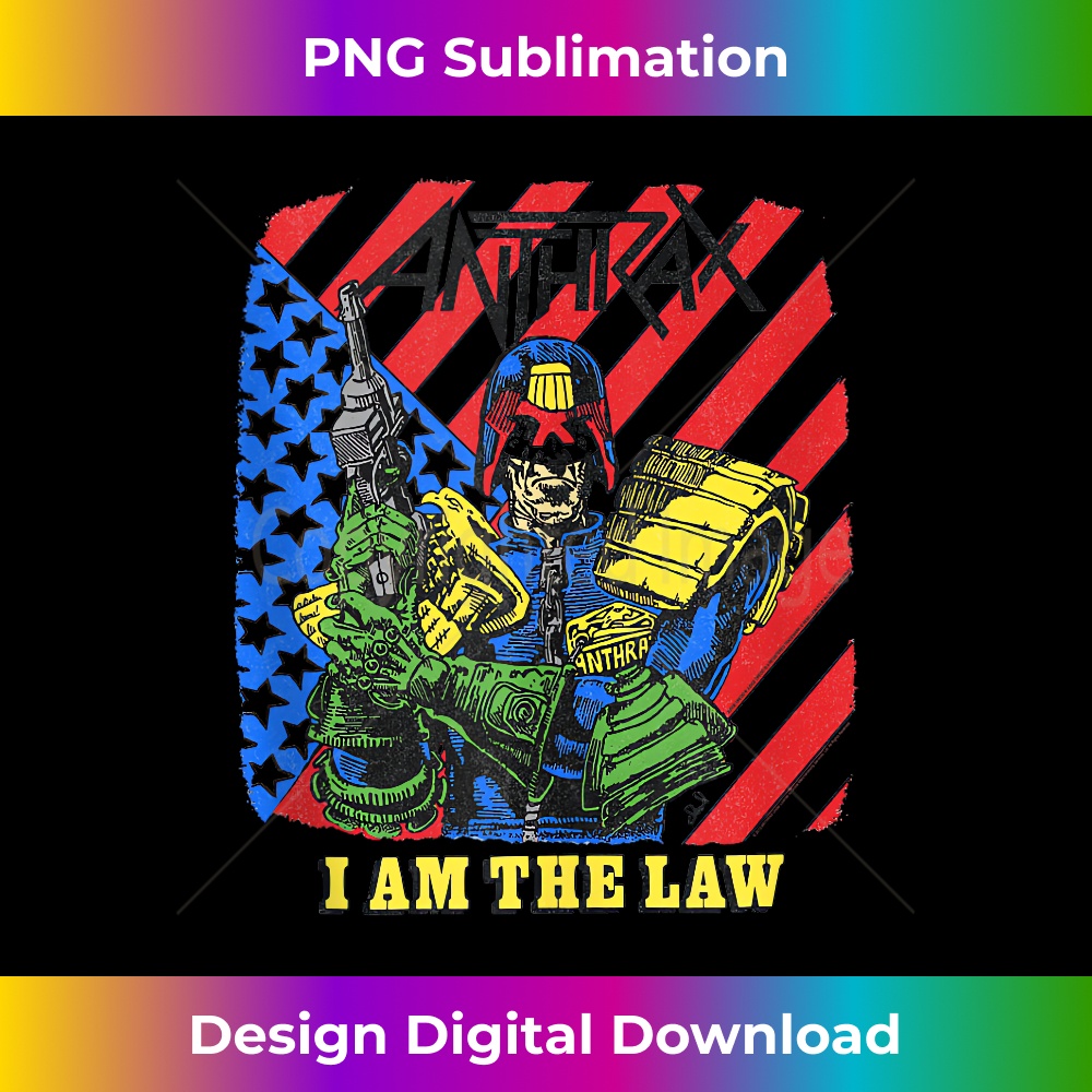 Anthrax - Among The Living 35th I Am The Law - Elegant Sublimation PNG Download