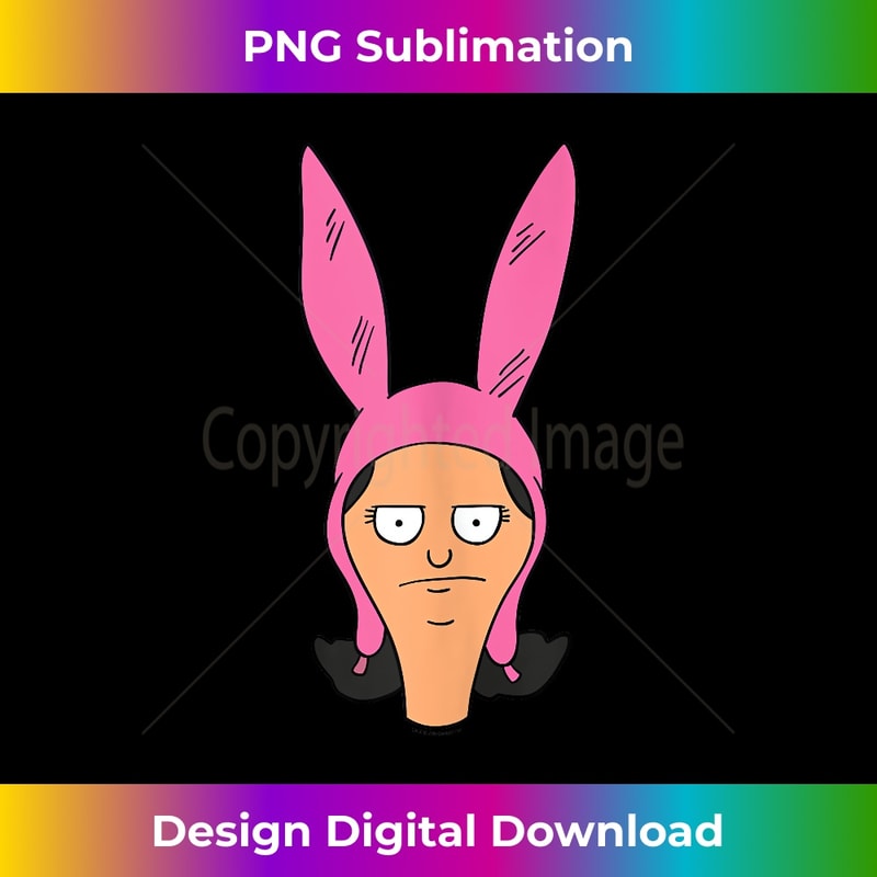 Bob's Burgers Louise Angry Big Face - Decorative Sublimation PNG File