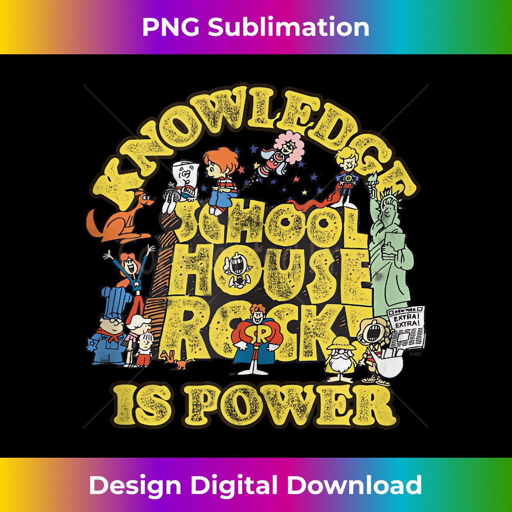 Ripple Junction x Schoolhouse Rock Knowledge Is Power Logo 1 - High-Quality PNG Sublimation Download