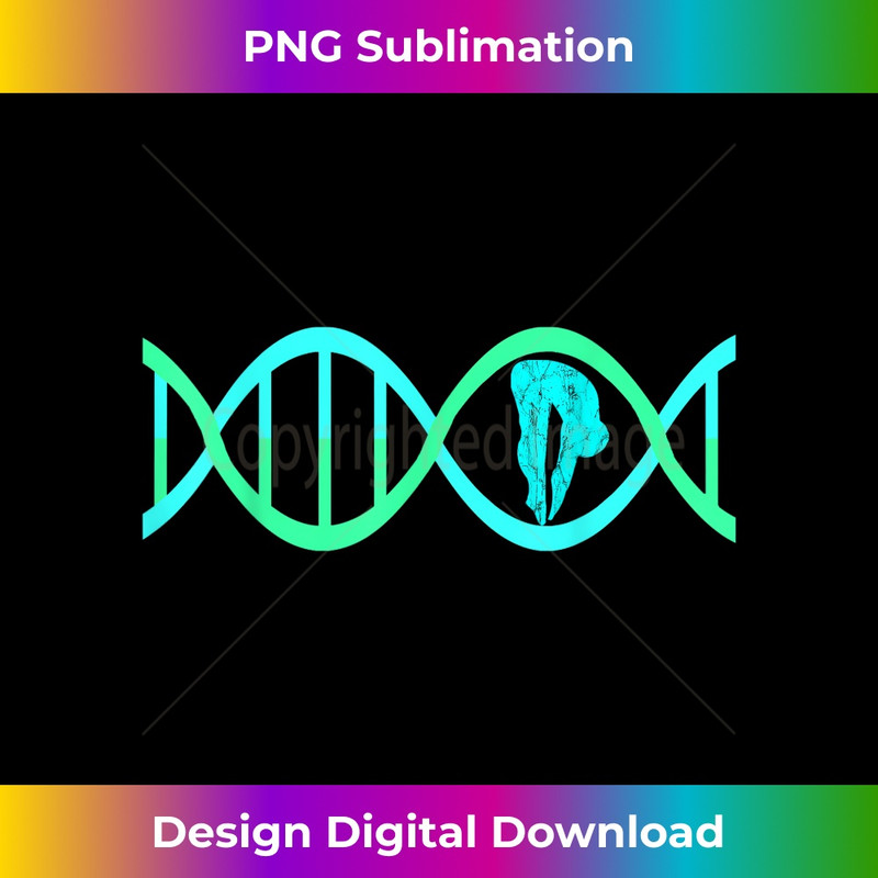 Springboard Platform Diver DNA Diving Genetic Aquatic T 1 - Sublimation-Ready PNG File