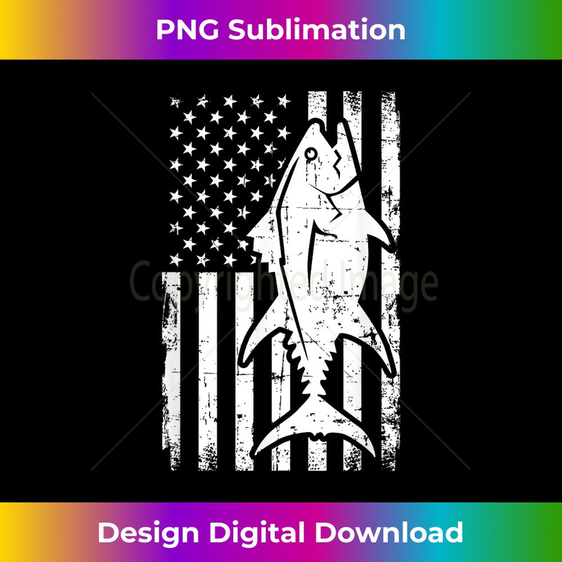 Tuna Fishing US 1 - PNG Transparent Digital Download File for Sublimation