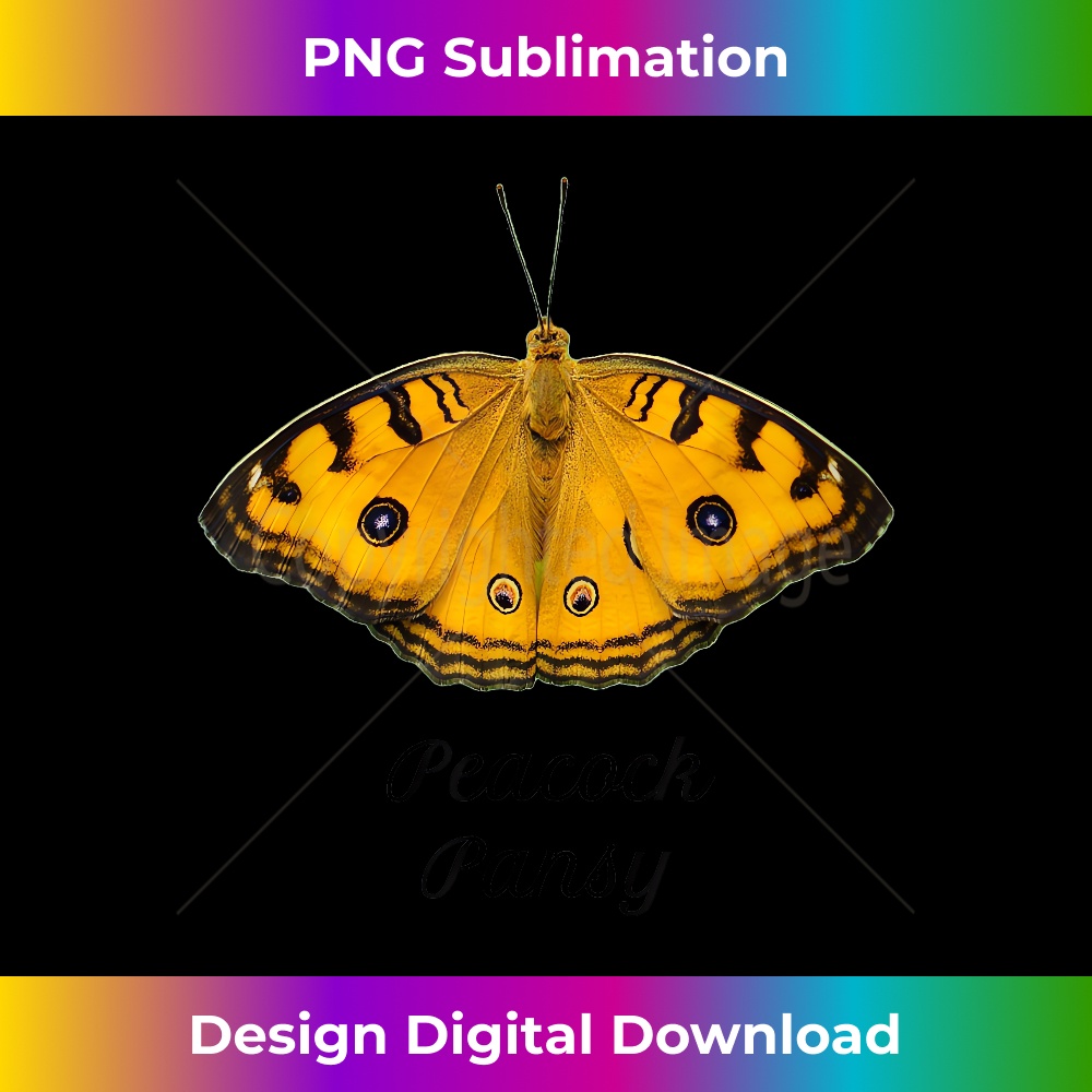 Peacock Pansy Butterfly 2 - Artistic Sublimation Digital File