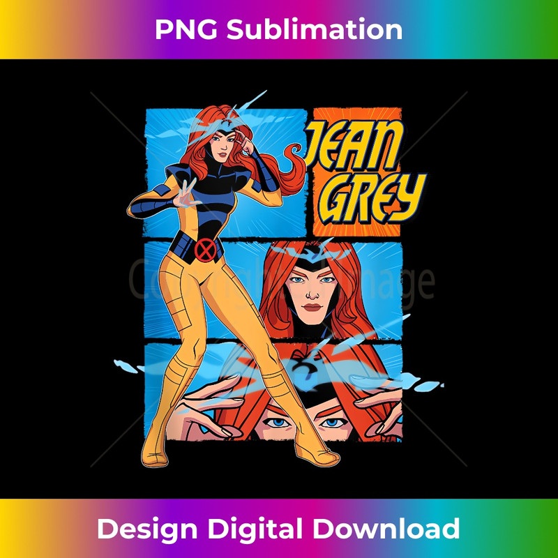 Marvel Studios X-Men u201997 Jean Grey Telepathy Action Panels  1 - High-Resolution PNG Sublimation File