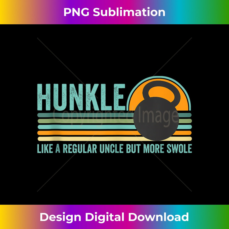 Mens Hunkle Funny Uncle Hunky Uncle Swole Meme Body Builder 1 - Decorative Sublimation PNG File