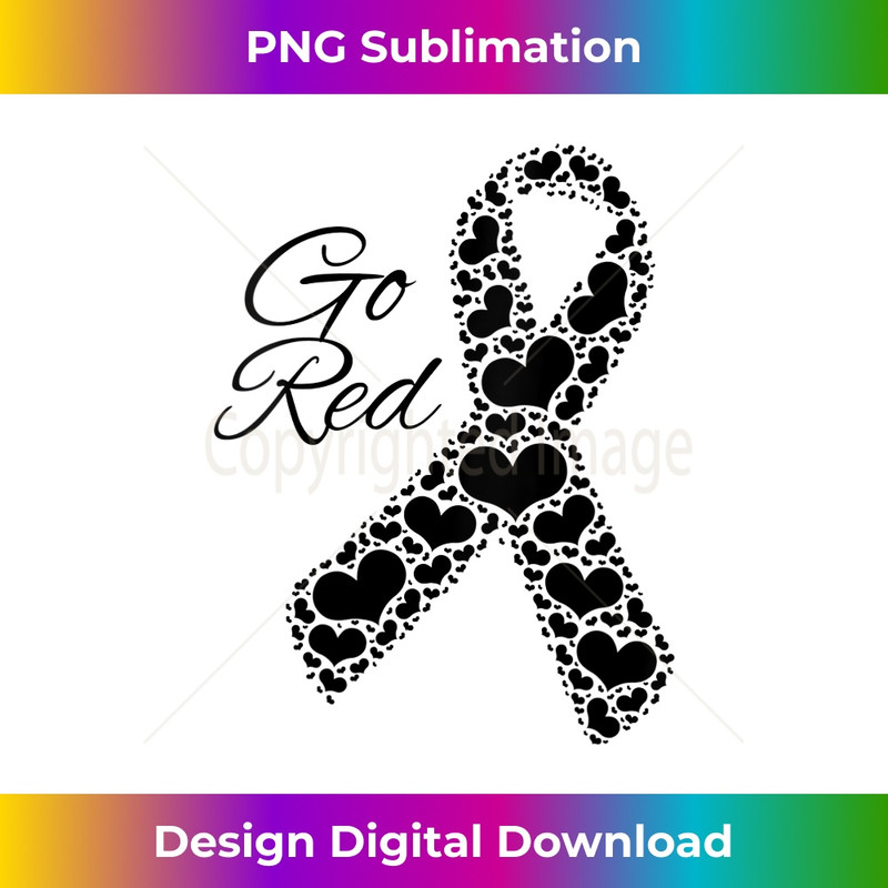 s Heart Health Month February Heart Health American  2 - Instant PNG Sublimation Download