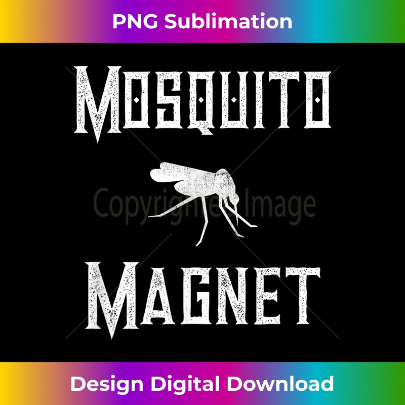 Mosquito Magnet Funny Summer Bug Vintage Camp - High-Quality PNG Sublimation Download