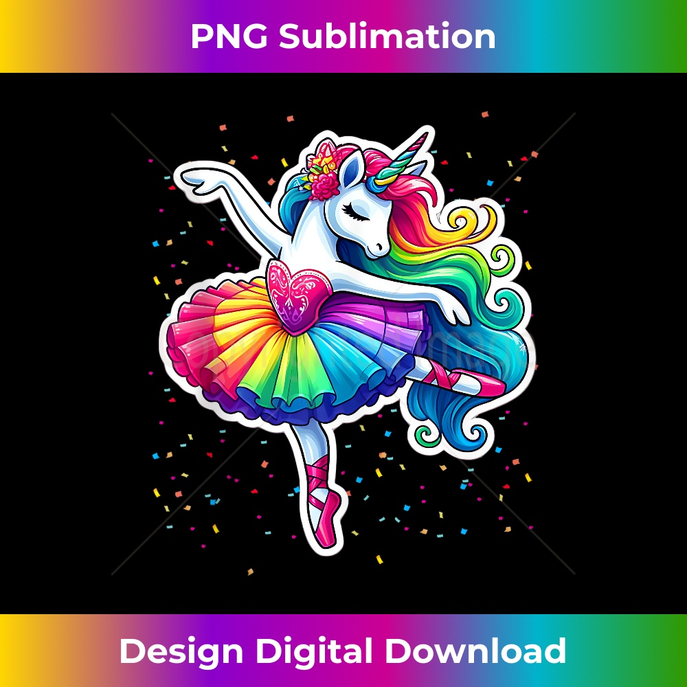 Ballet Dancer Unicorn Funny Dance Lover Unicorn Design - Premium Sublimation Digital Download