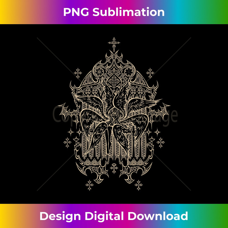 Biblically Accurate Archangel Seraph Gothic Church - Digital Sublimation Download File