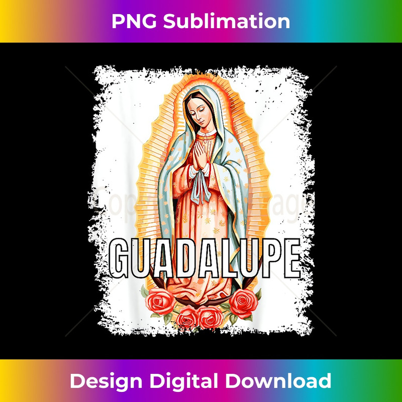 Vintage Our Lady of Guadalupe 3 - Aesthetic Sublimation Digital File