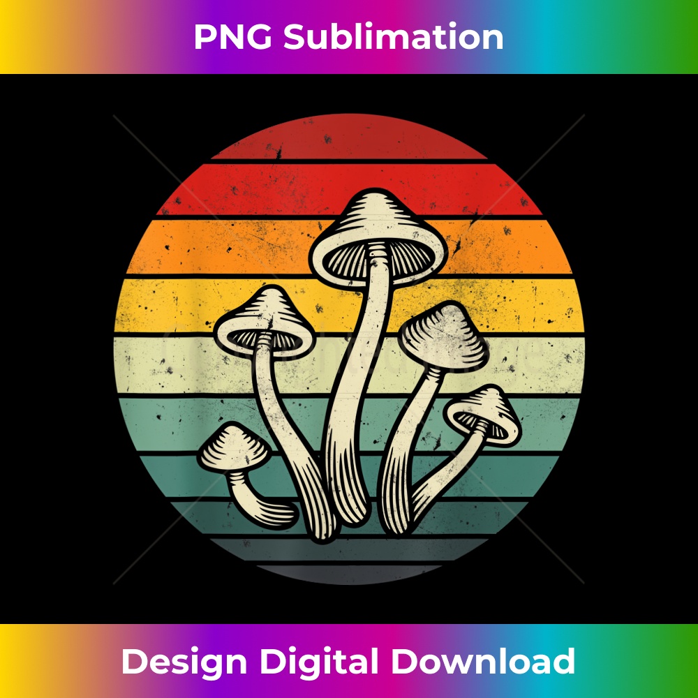 Vintage Retro Mushroom 80s 90s Mushroom lovers Funny Food 3 - Modern Sublimation PNG File