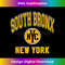 South Bronx NYC Varsity Style Amber Print 1 - Exclusive Sublimation Digital File