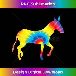 tie dye mule rainbow print donkey horse hippie peace 1 - high-quality png sublimation download