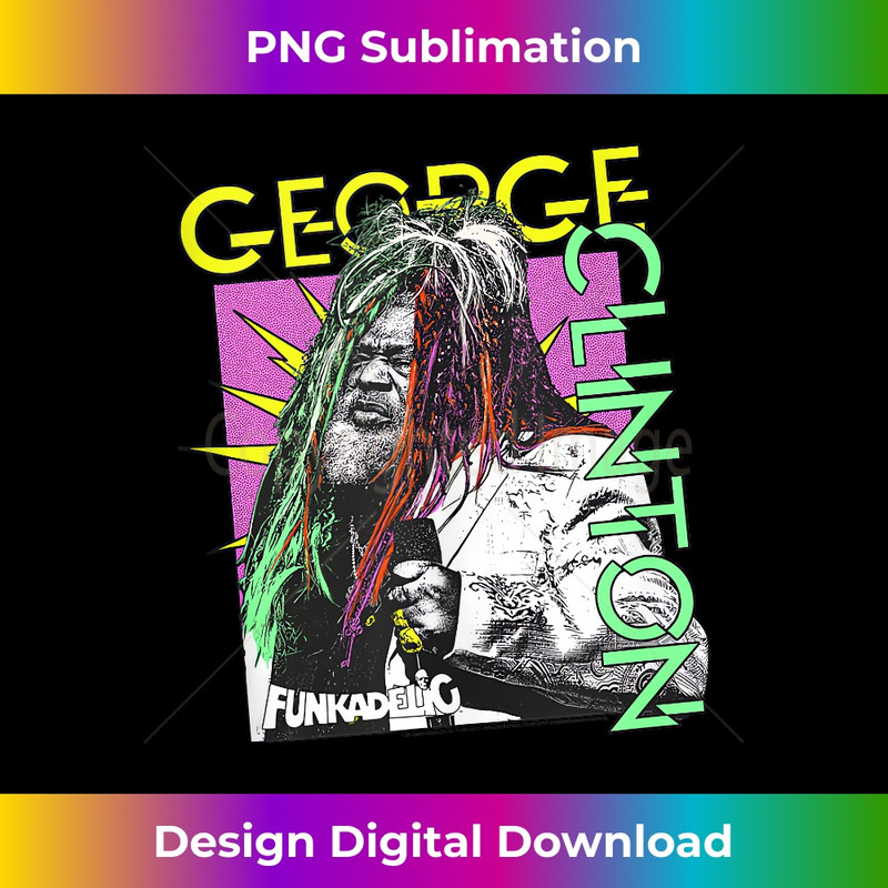 George Clinton Funkadelic Comic Burst - Exclusive PNG Sublimation Download