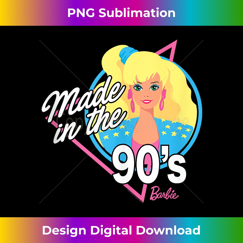 Barbie - Retro Made In The 90's - Sublimation-Ready PNG File