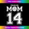 Custom Proud Volleyball Mom Number 14 Personalized - High-Resolution PNG Sublimation File