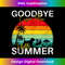 Goodbye Lesson Plan Hello Summer Basset Hound Dog Beach - Trendy Sublimation Digital Download