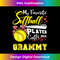 My Favorite Softball Player calls me Grammy Mothers day 2 - PNG Transparent Sublimation Design