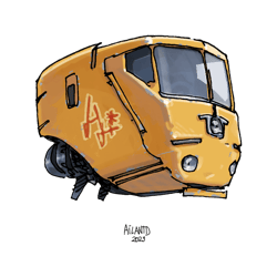 flying car series delivery van