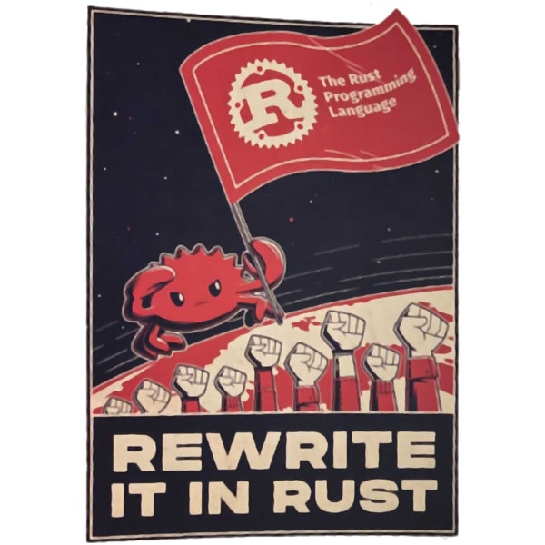 Rust Language Pet rewrite it in rust the rust programming language | Inspire Uplift