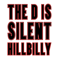 the d is silent  django