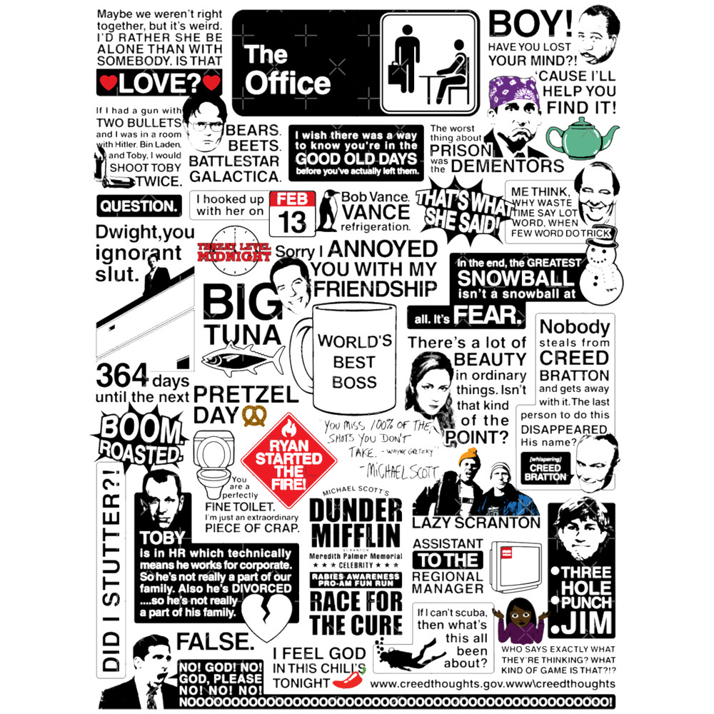 Wise Words From The Office - The Office Quotes (Variant).png