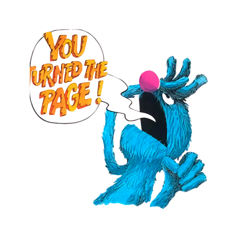 Retro Vintage The Monster at The end of This Book Gift For Fans, For Men and omenr.png