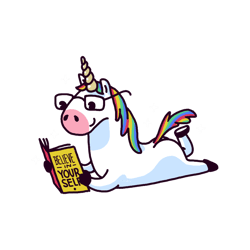 unicorn believe in yourself magically fabulous ii fitted