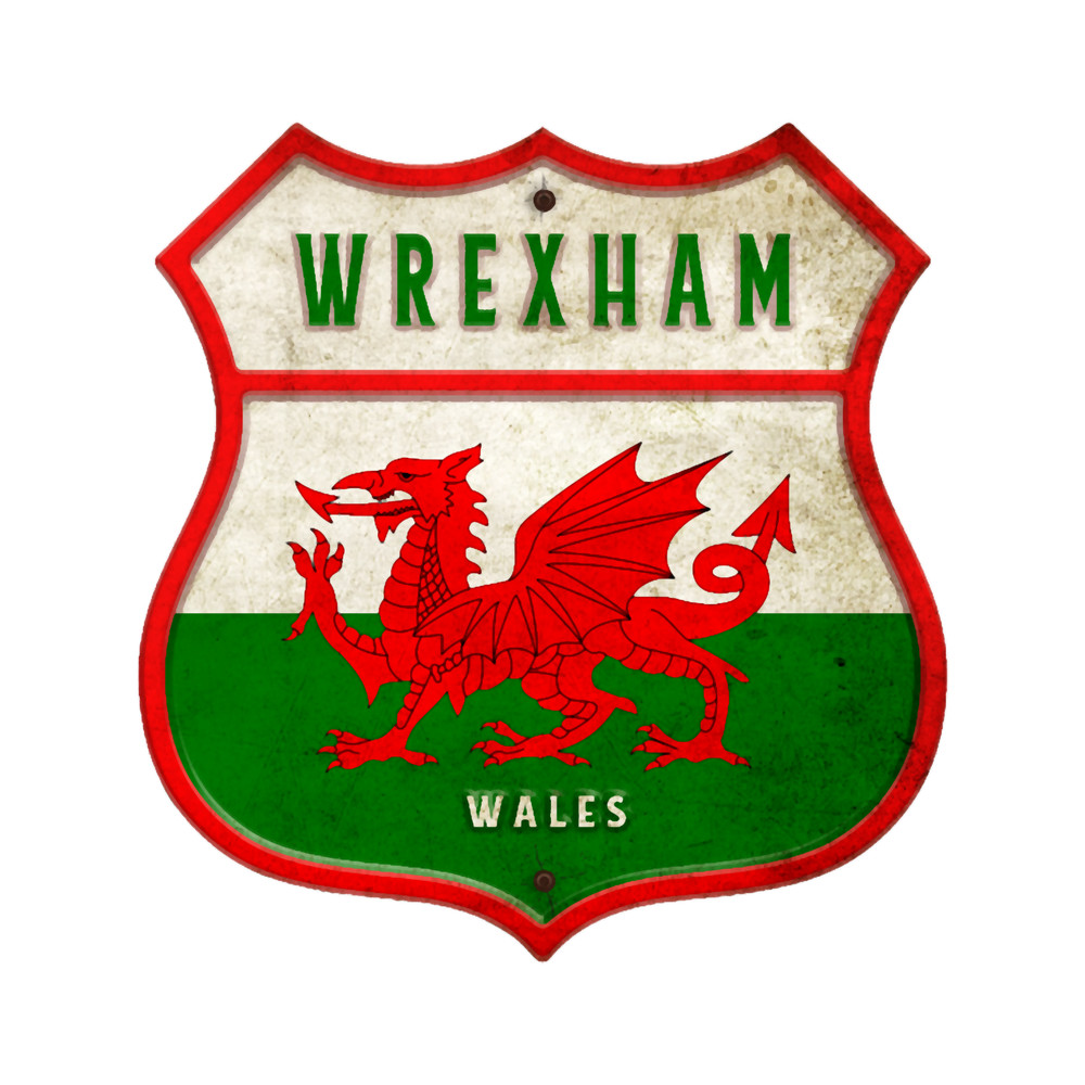 Wrexham Wales coat of arms flag design.png