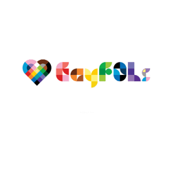 gayfols logo white outline