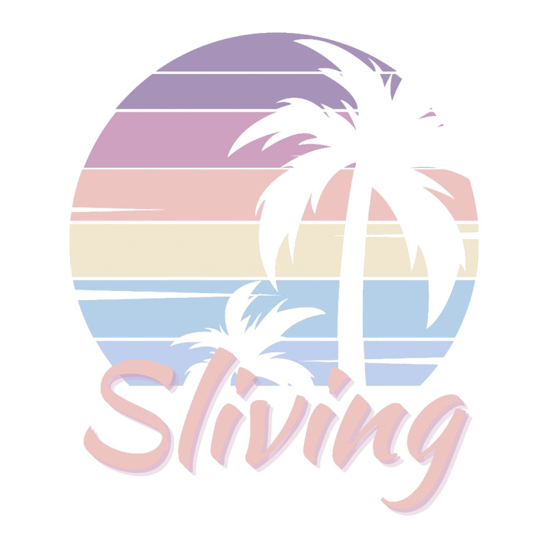 Vintage Tropical Sunset, Sliving, Living My Best Life, Sunset Chaser.png