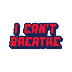 i cant breathe pop art design