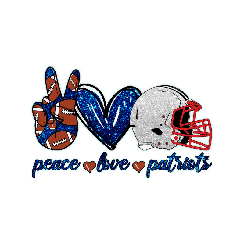 Peace Love Patriots - Football Team Active .png