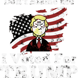 vintage dont blame me i voted for trump usa flag1