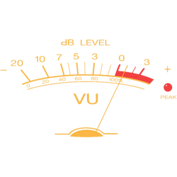 volume vu meter vintage audio engineer recording studio gear head musician guitarmug