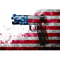 M1911 Colt 45 And American Flag On Distressed Metal Sheet.png