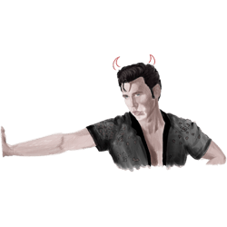 austin butler elvis with devil horns