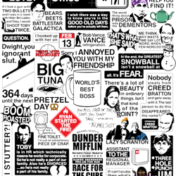 wise words from the office - the office quotes (variant)