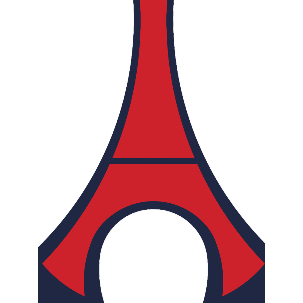 Paris Saint-Germain Retro Geometric Minimal Design.png