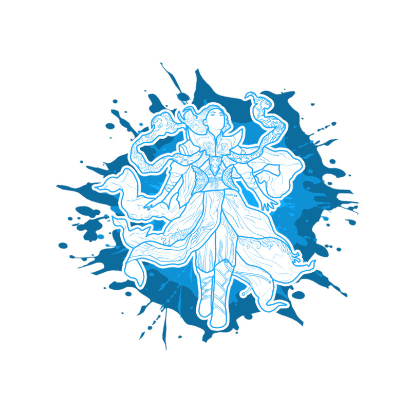 Blue Mage - Planeswalker Narset EDH Commander Magic MTG.png