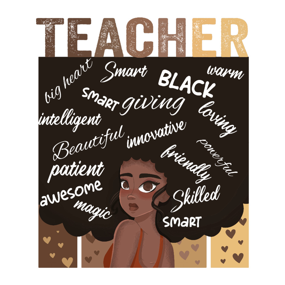 funny Black Woman Teacher Matching Black History Month,Nba Black History Month.png