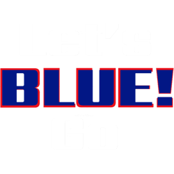 new york football fans lets go blue